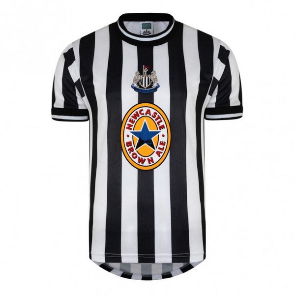 Camiseta Newcastle United Primera equipo Retro 1997 1998 Negro Blanco